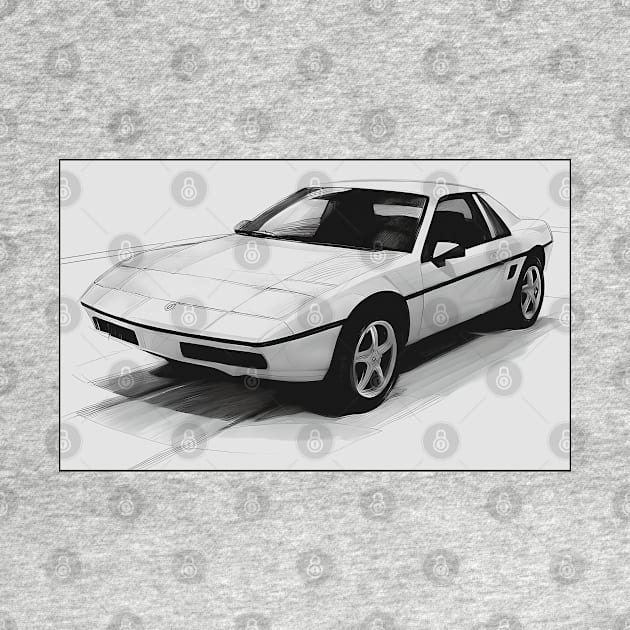 Pontiac Fiero Version 2 by CarTeeExclusives